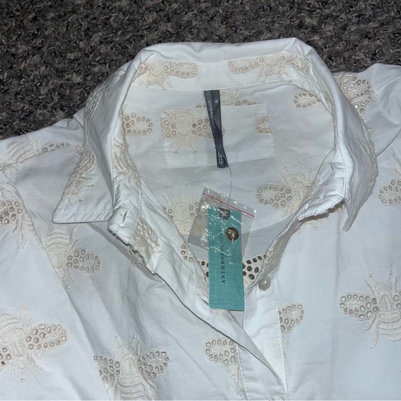 Anthro Maeve Bettina Eyelet Bee Dress - Picture 6 of 8